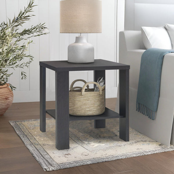 Koda Square Side Table Coffee Table - Black