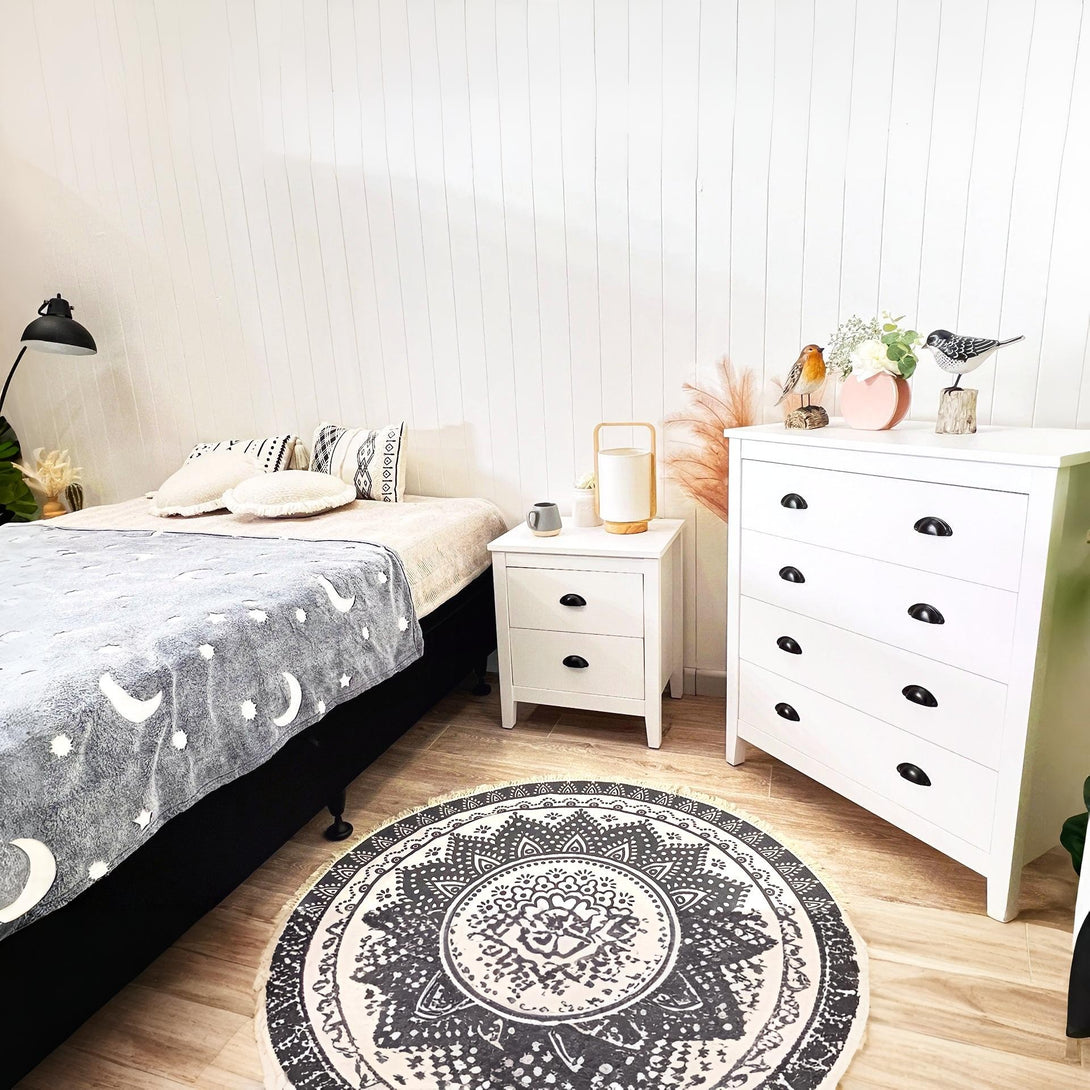 Congo 4 Drawers Tallboy - White