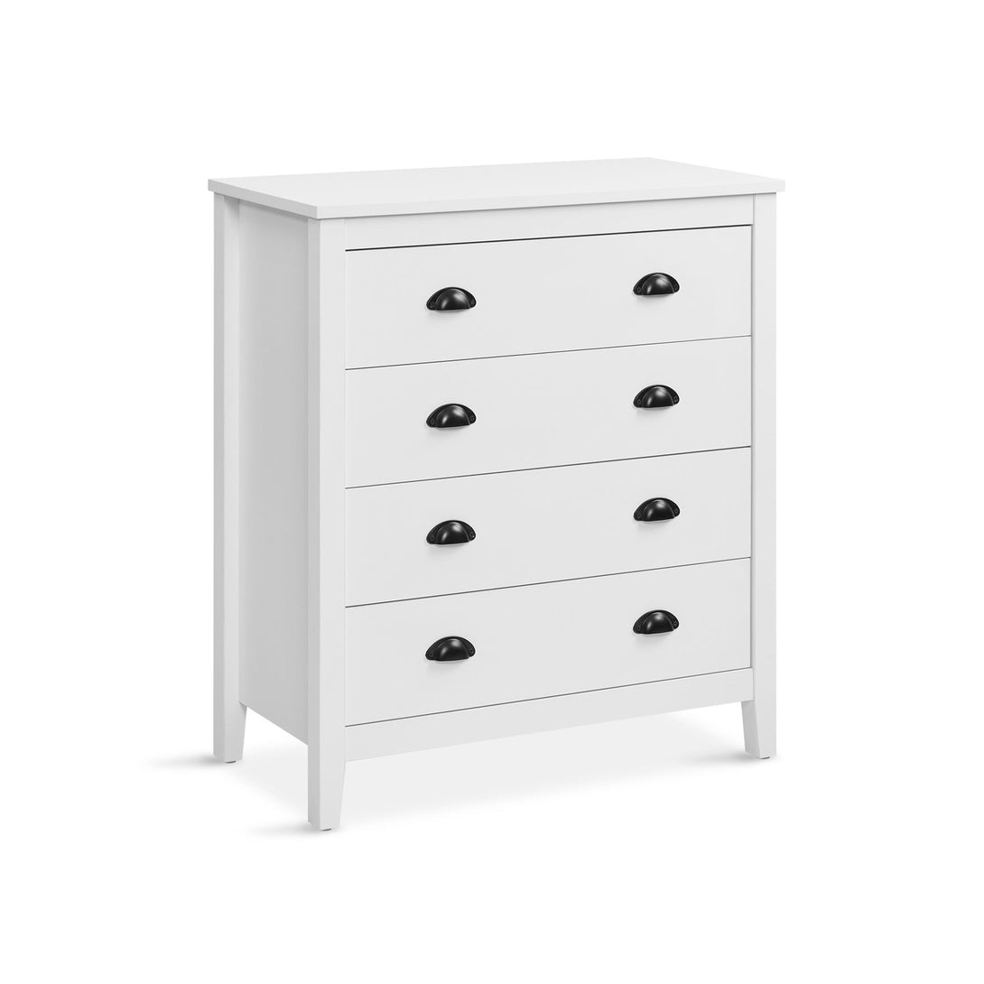 Congo 4 Drawers Tallboy - White