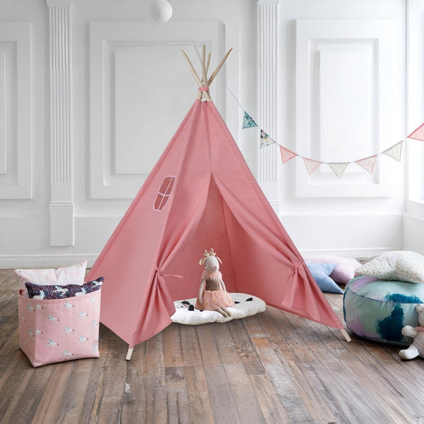 Leni Kids Teepee Kid Play Tent - Pink