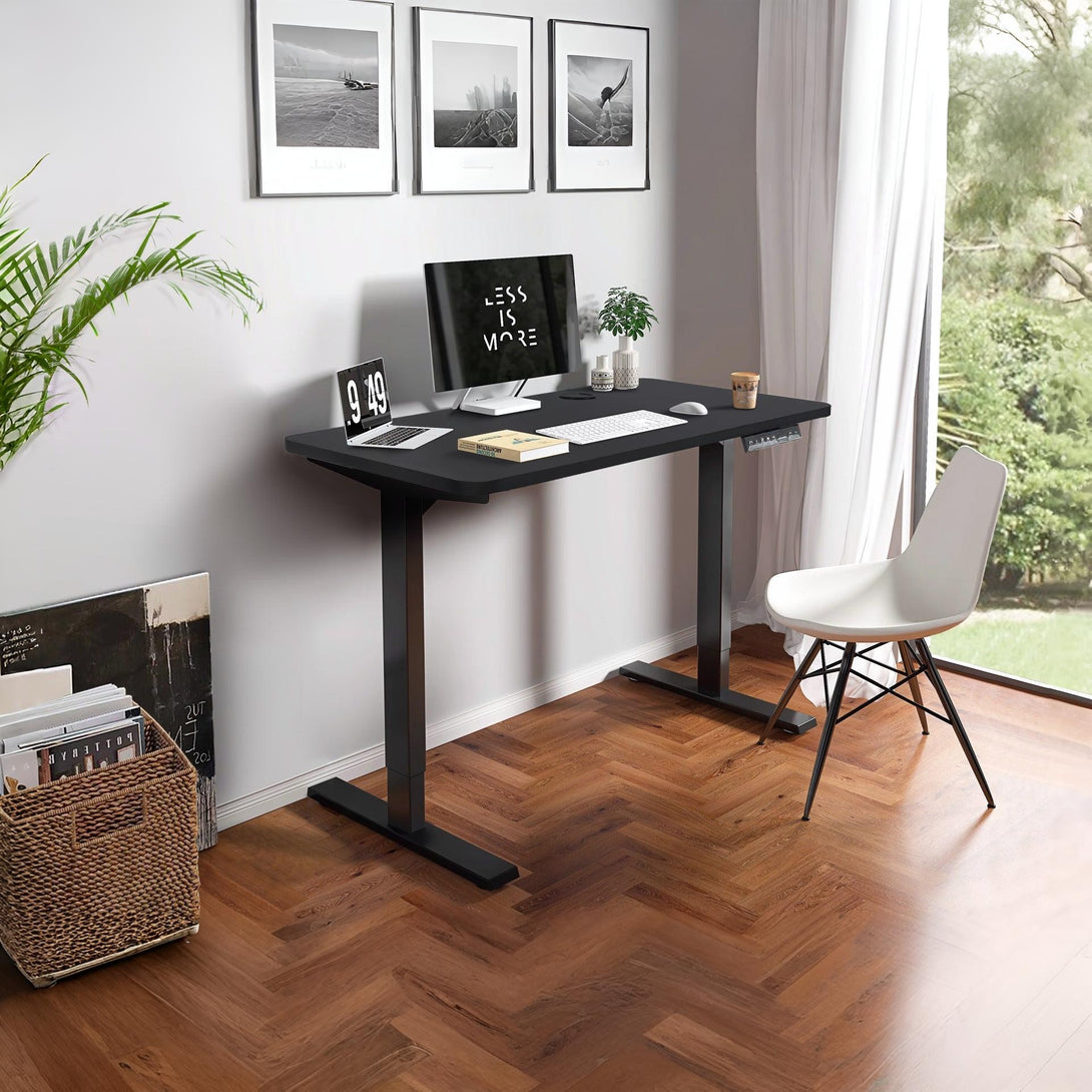 Bennie 120cm Dual Motor Electric Standing Desk - Black