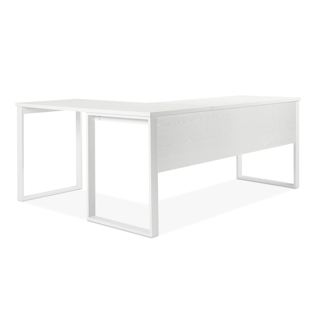 Nakia Computer Corner Desk - White