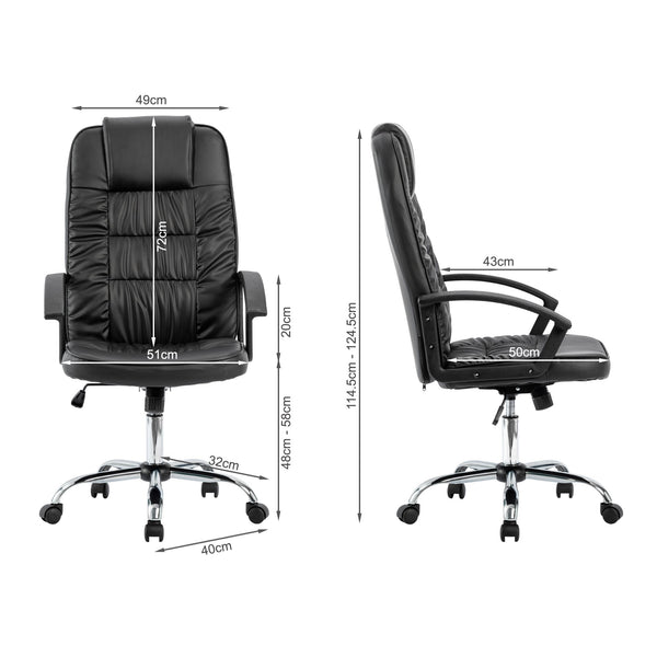 Lollie Office Chair - Black