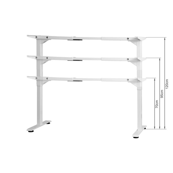Bennie 160cm Dual Motor Electric Standing Desk - Beige