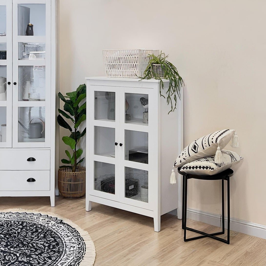 Congo Display Cabinet - White