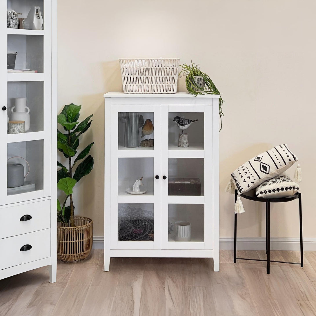 Congo Display Cabinet - White