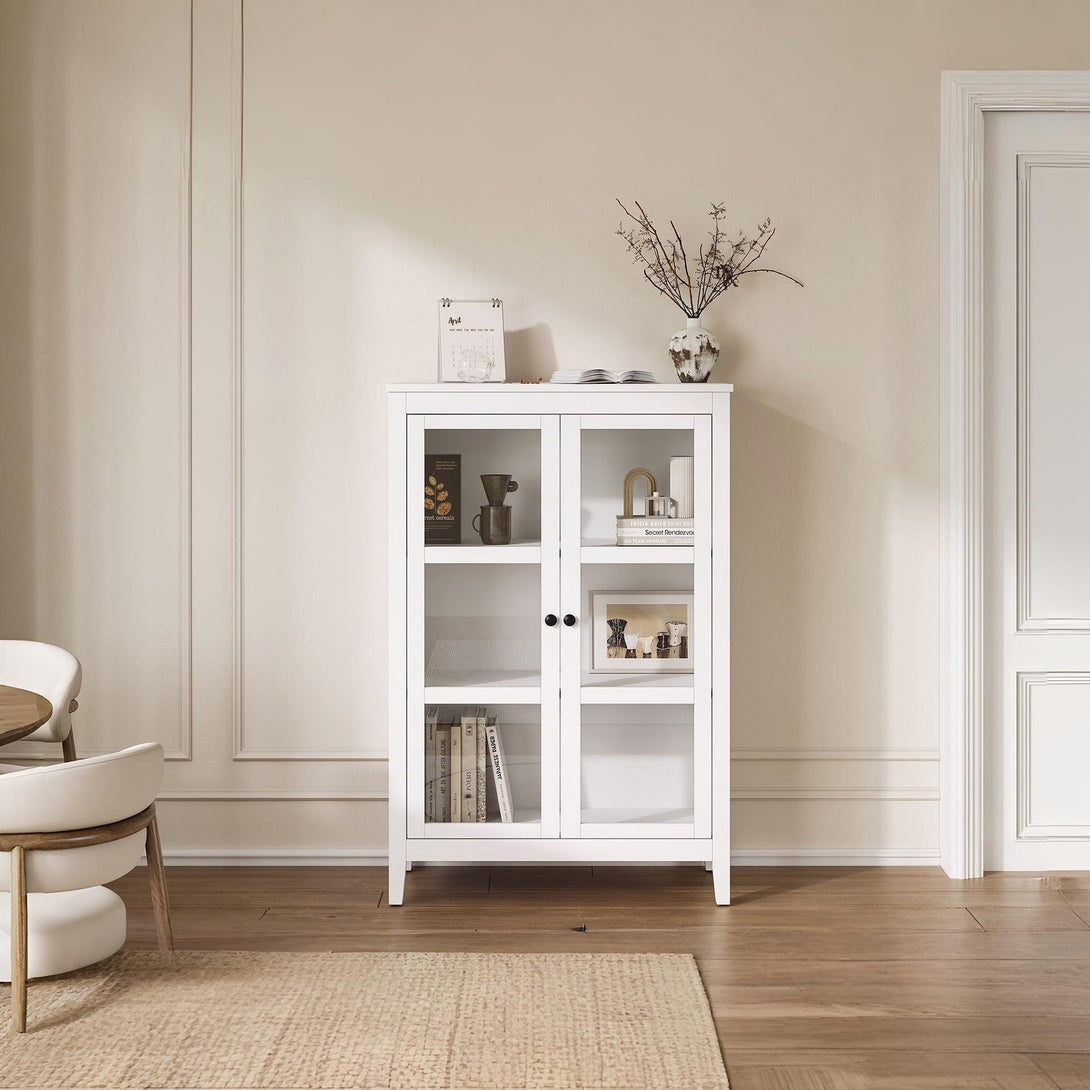 Congo Display Cabinet - White