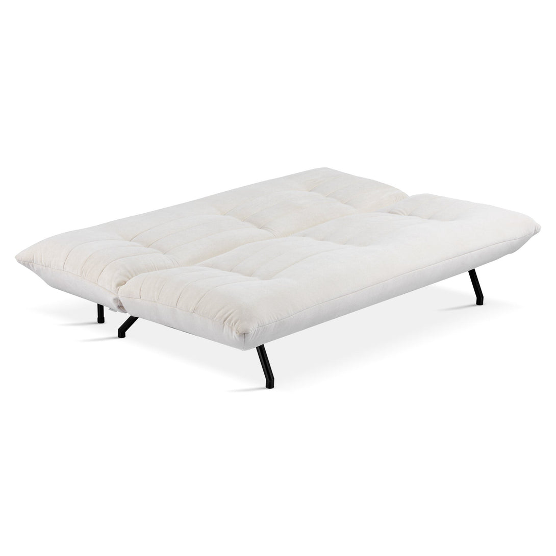Bolivia 3 Seater Sofa Bed - White