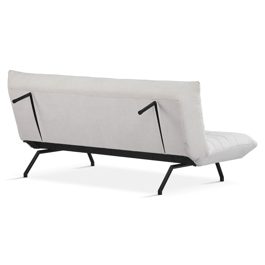 Bolivia 3 Seater Sofa Bed - White