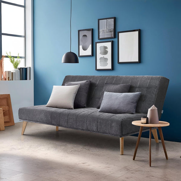 Homer 3 Seater Sofa Bed - Dark Grey