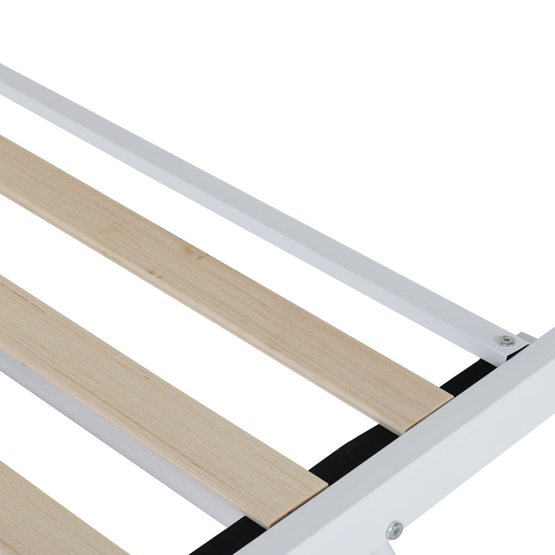 Hartz Single Metal Trundle Bed Frame - White