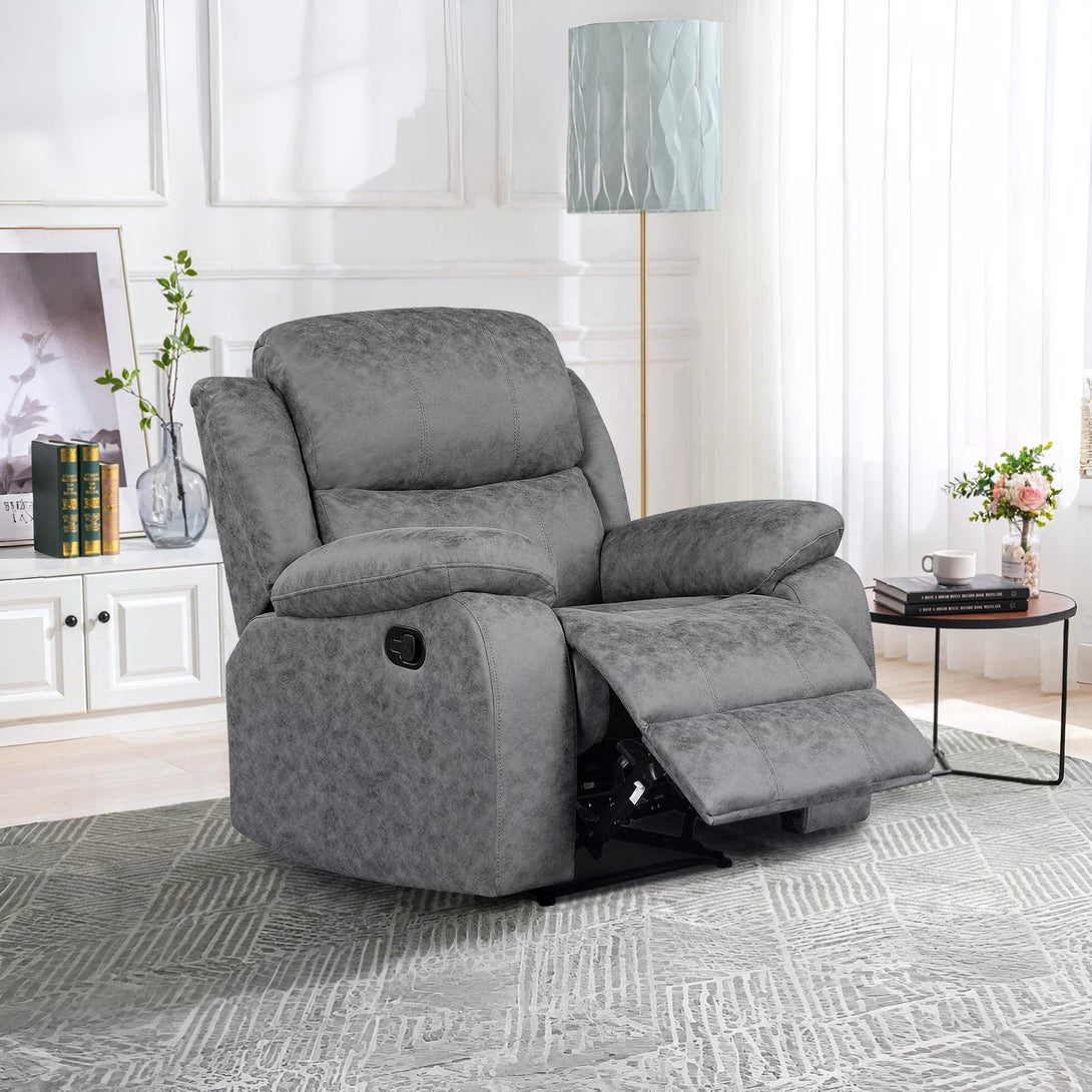 Wilson Manual Recliner Chair - Grey