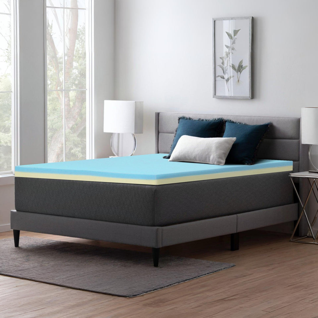 Betalife Dream Flip Dual Sided Memory Foam Mattress Topper - Queen