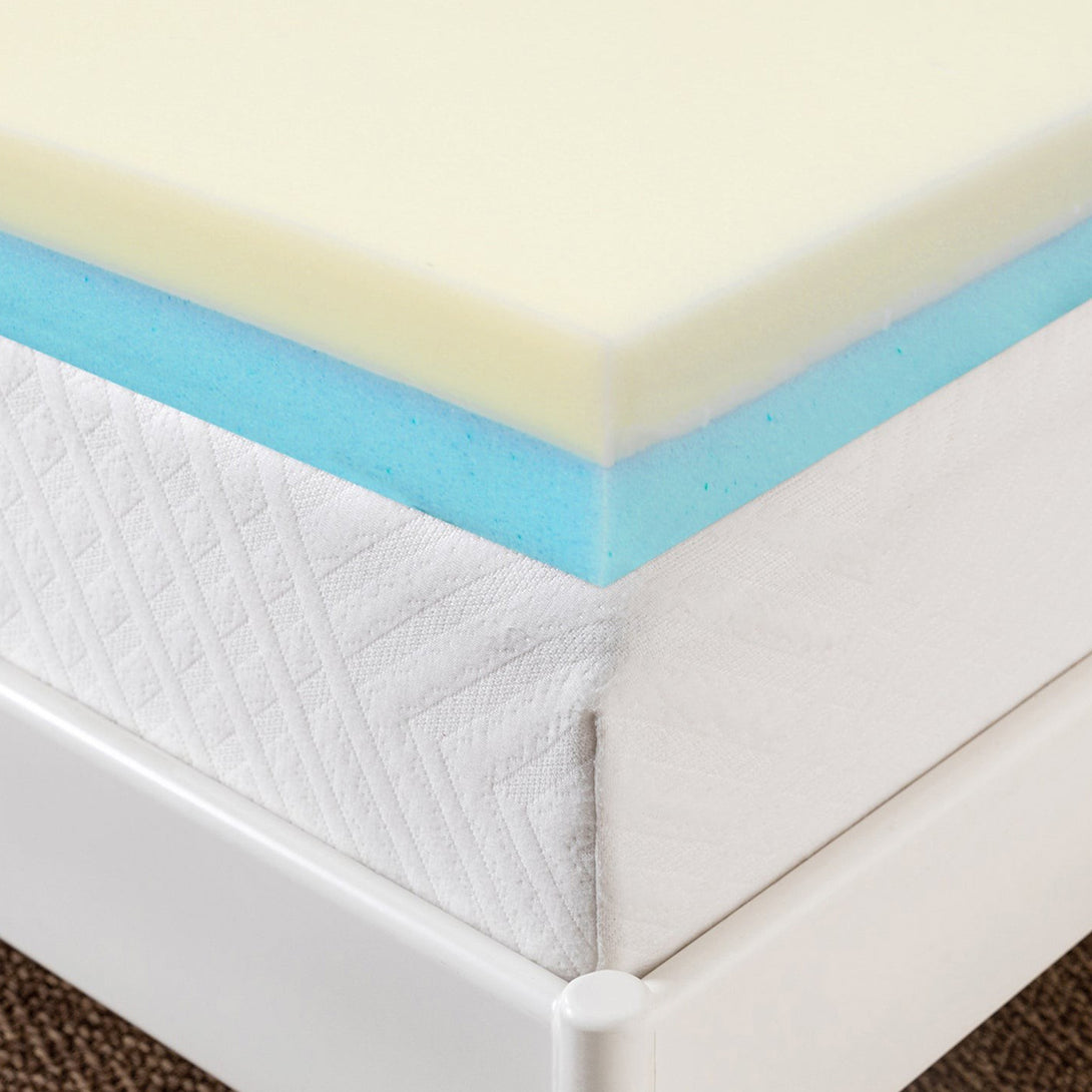 Betalife Dream Flip Dual Sided Memory Foam Mattress Topper - Queen