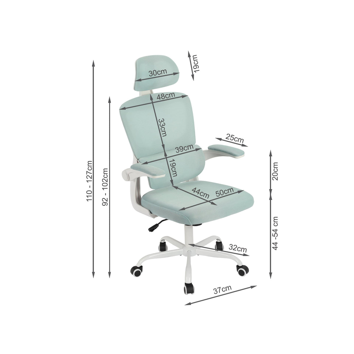 Edison Office Chair - Blue