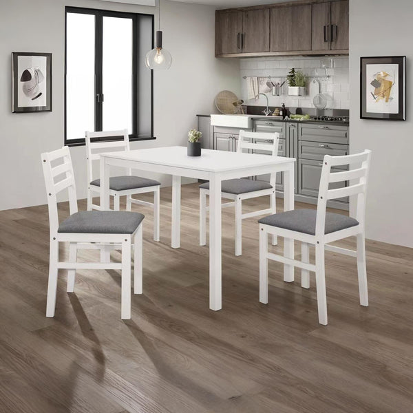 Bentley 4 Seater Dining Table - White
