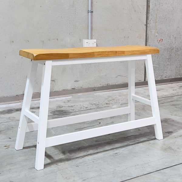 Avon Bar Bench Seat - Oak + White