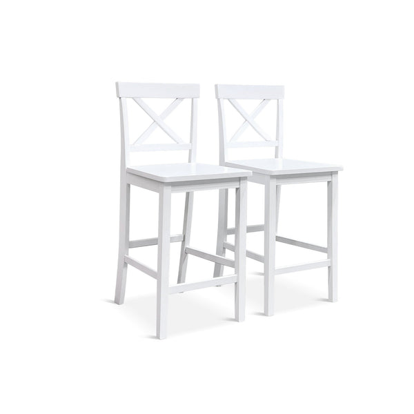 Selena Bar Stool - Set of 2 - White