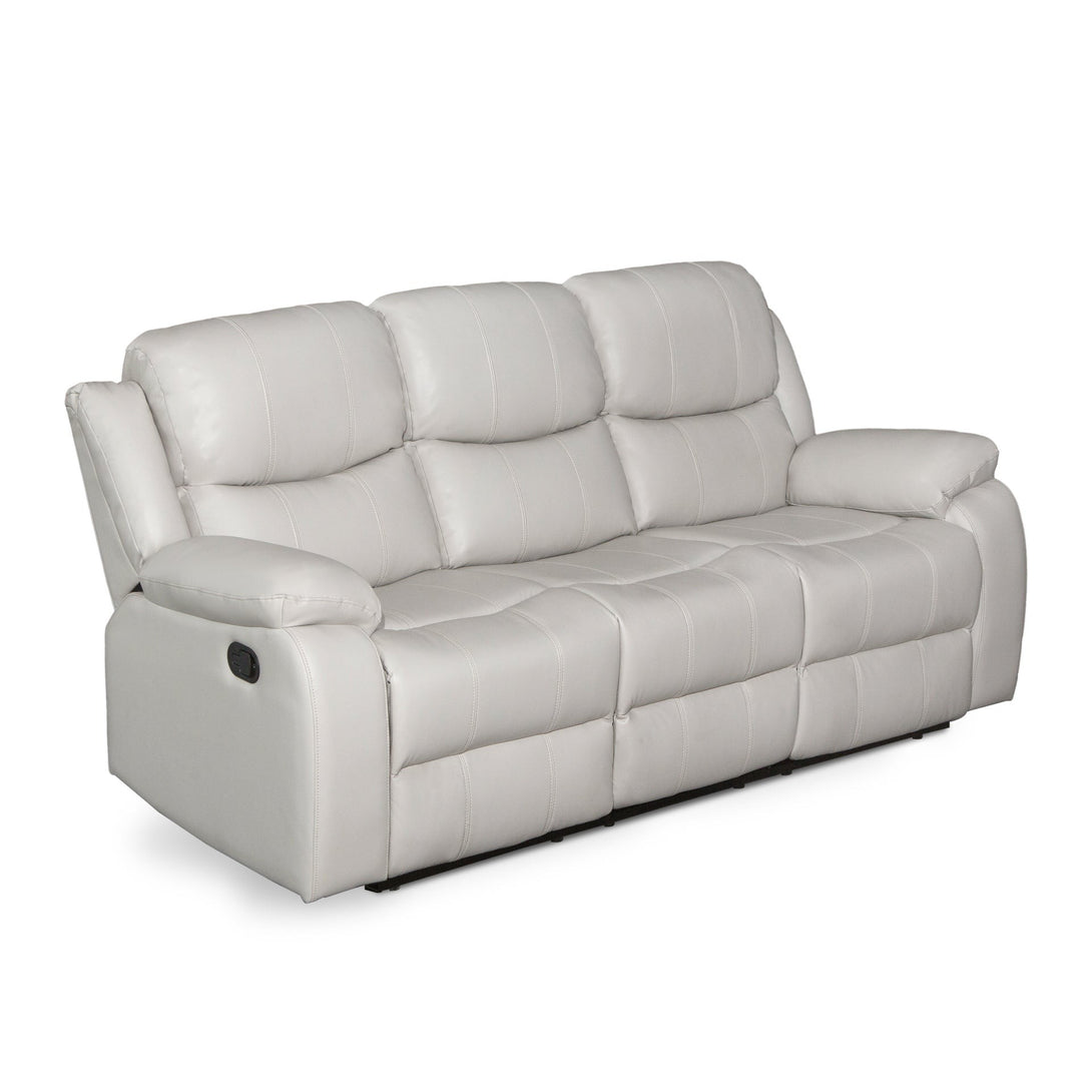 Wilson Manual 3 Seater Recliner Sofa - Beige