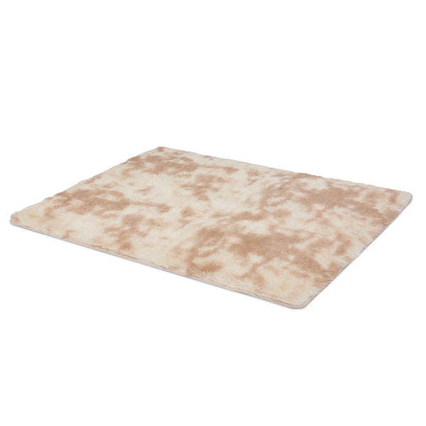 Thick Soft Shaggy Rug Kharki 120x160cm