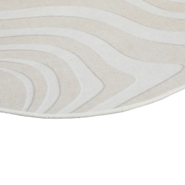 Quality Waterproof Round Rug Design K 100cm