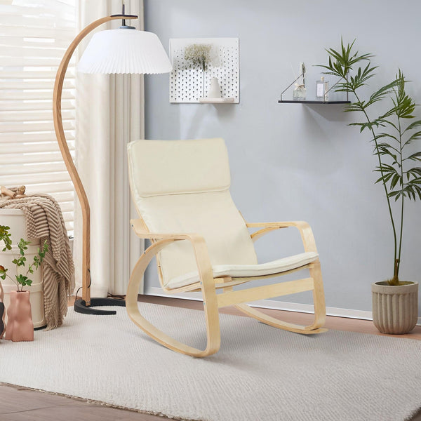 Alora Rocking Chair - Oatmeal