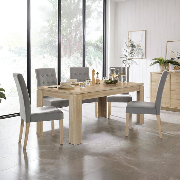 Azar Dining Table Rectangle 160 x 80cm - Natural