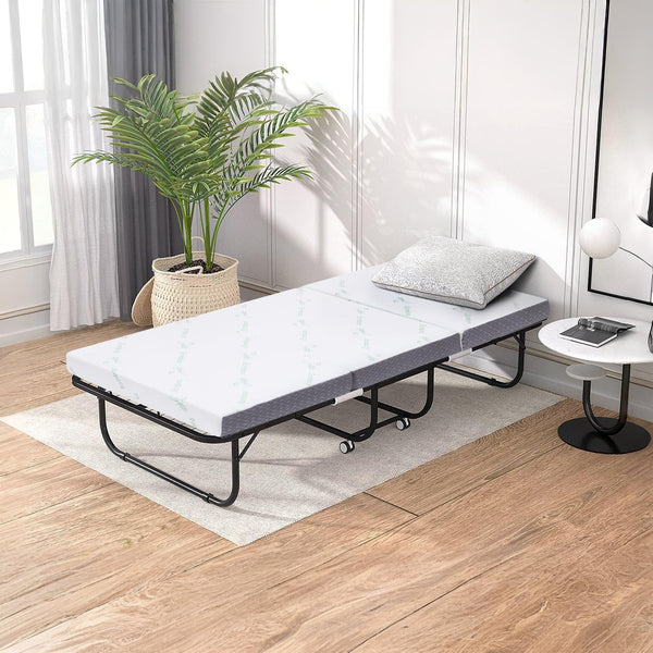 Bamboo Classic Portable Foldable Foam Mattress - Single