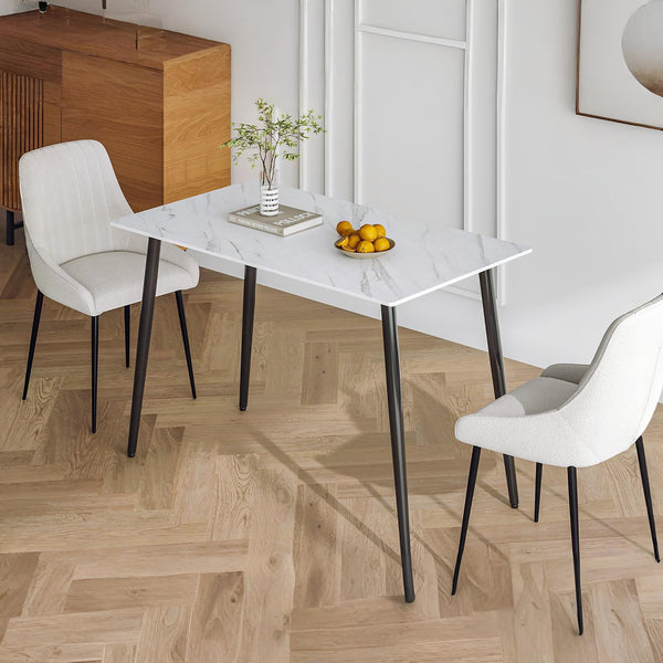 James Rectangular Ceramic Dining Table 120 x 80cm