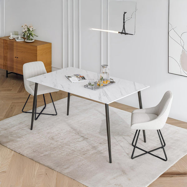 James Rectangular Ceramic Dining Table 150 x 90cm