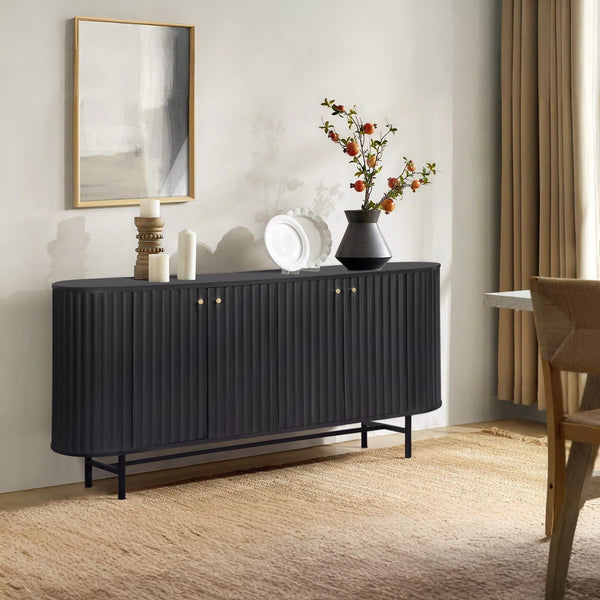 Lassen Sideboard Buffet Table - Black