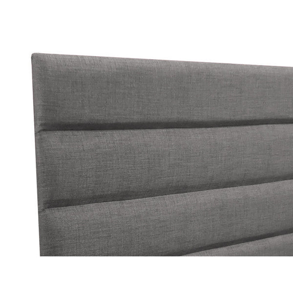 WENDY Upholstered Headboard Single - SLATE