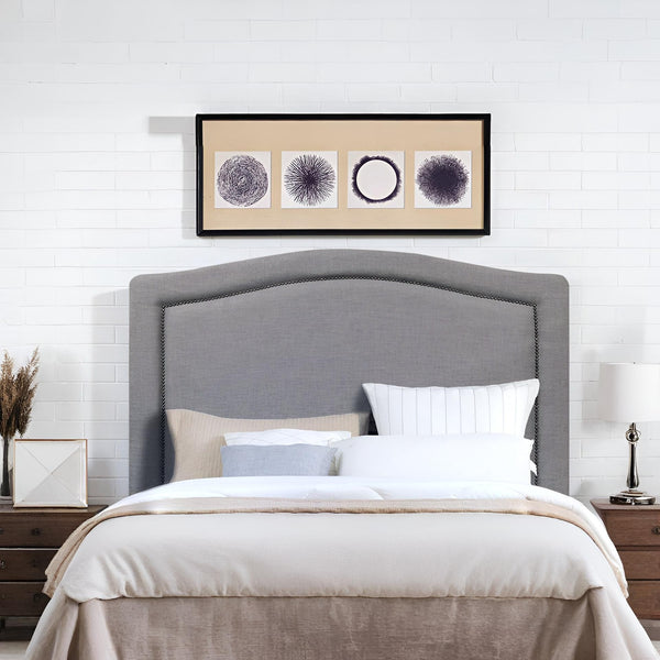 WINSTON Upholstered Headboard Super King - SLATE