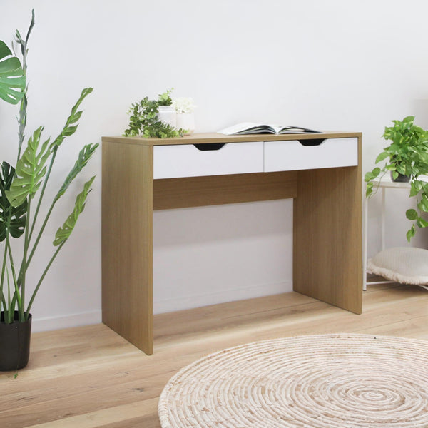 Schertz 100cm Computer Desk - Oak