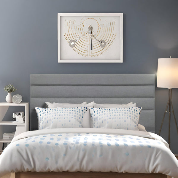 WENDY Upholstered Headboard California King - GREY