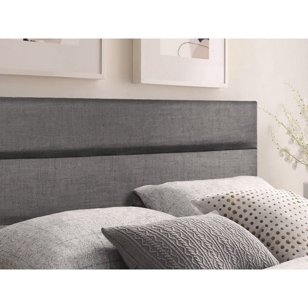 WENDY Upholstered Headboard Double - SLATE