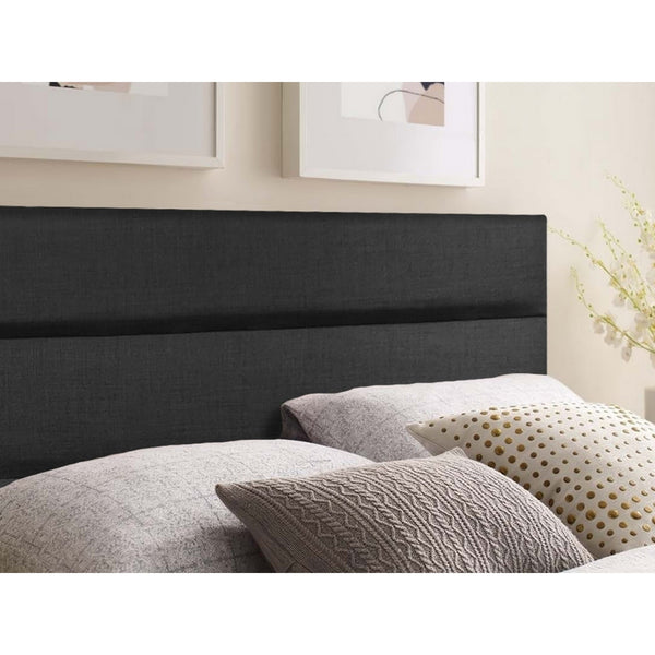 WENDY Upholstered Headboard California King - BLACK