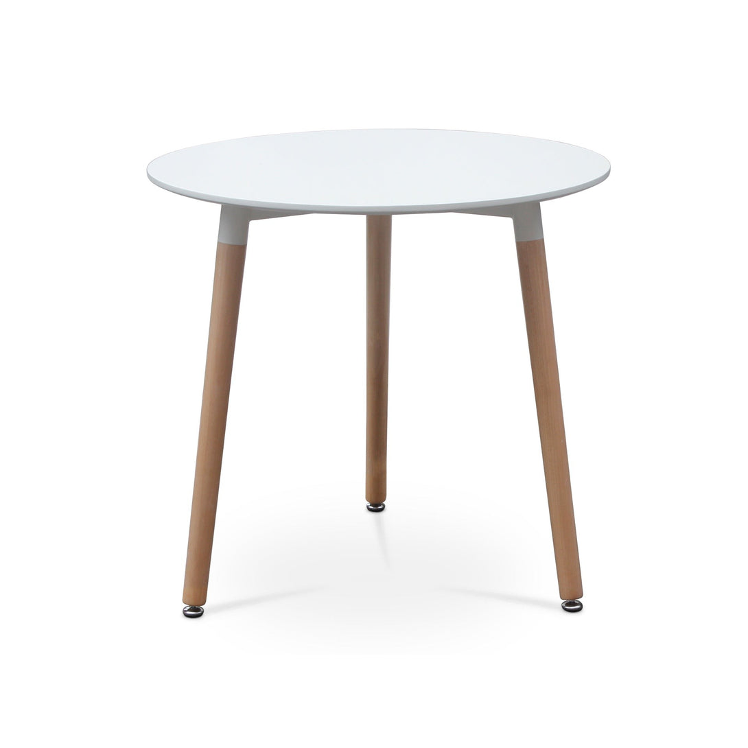 Finley Dining Table Round 80 x 76cm - White