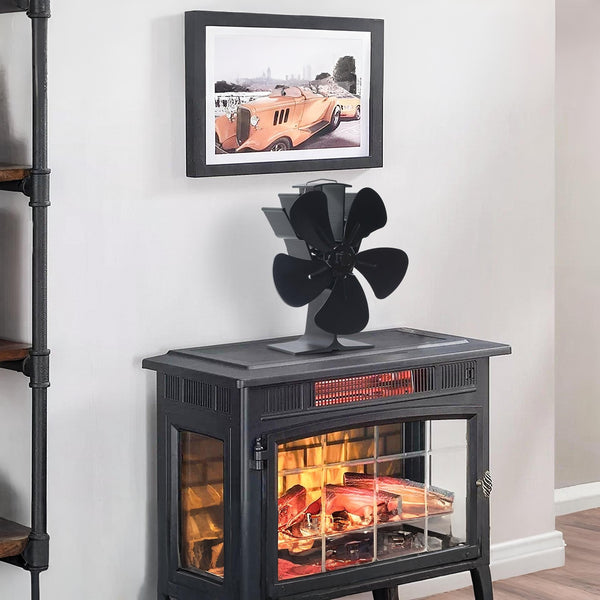 Heat Powered Stove Fan 5 Blades