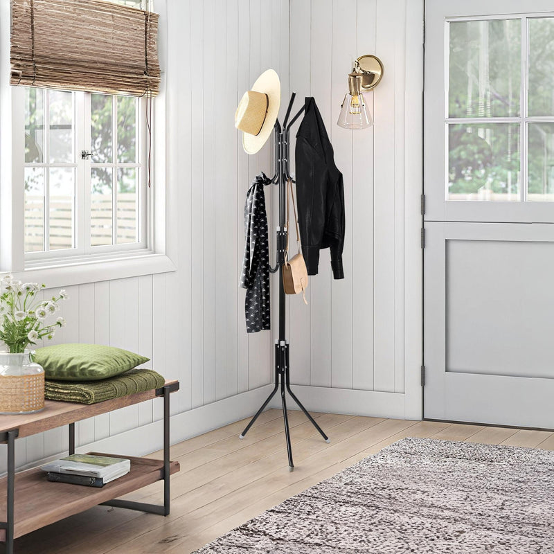 Metal Coat Rack Stand Hanger Organize Effortlessly – Treasurebox