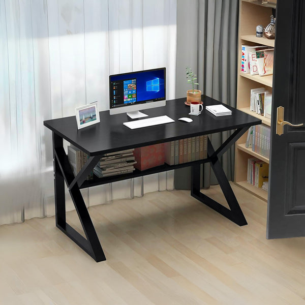 Yael 120cm Computer Desk - Black Walnut