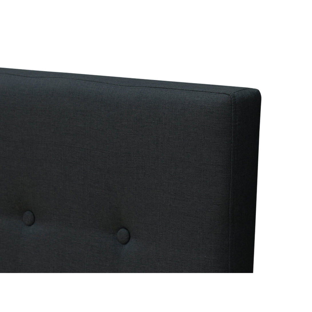 Susan King Single Fabric Upholstered Headboard - Black