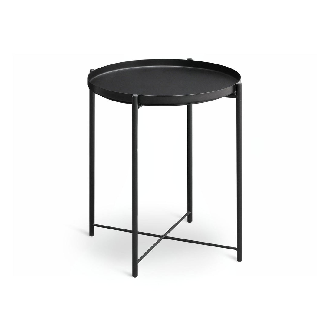 Ellison Round Side Table Coffee Table - Black