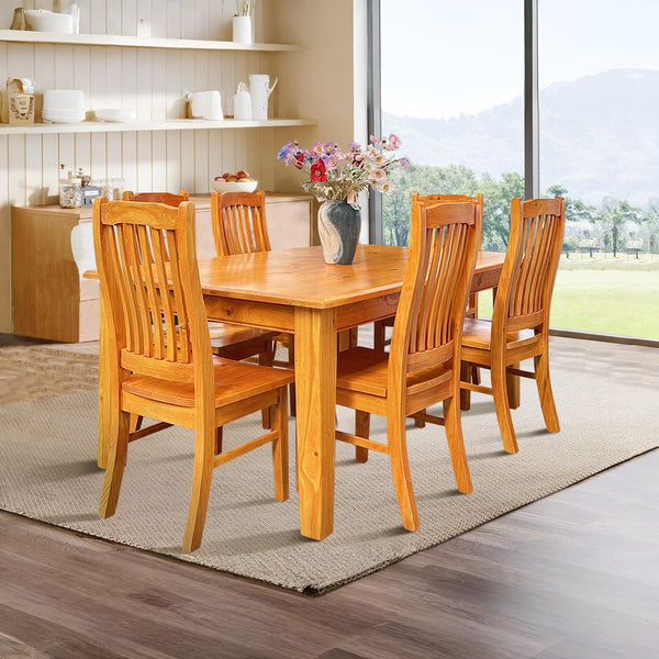 Ashwood Solid Pine Dining Chair - Set of two - Honey