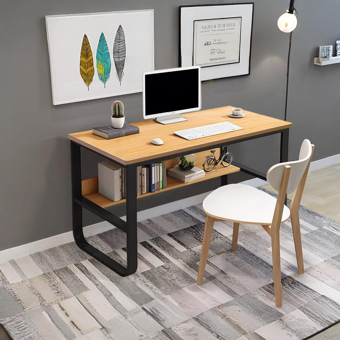 Andrea 100cm Computer Desk - Black