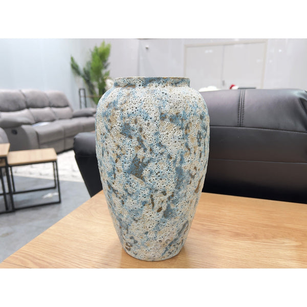 Elara Ceramic Vase Blue - Small