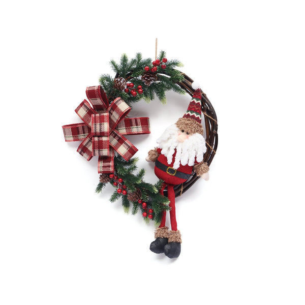 Christmas Decoration Christmas Wreath Santa 60cm
