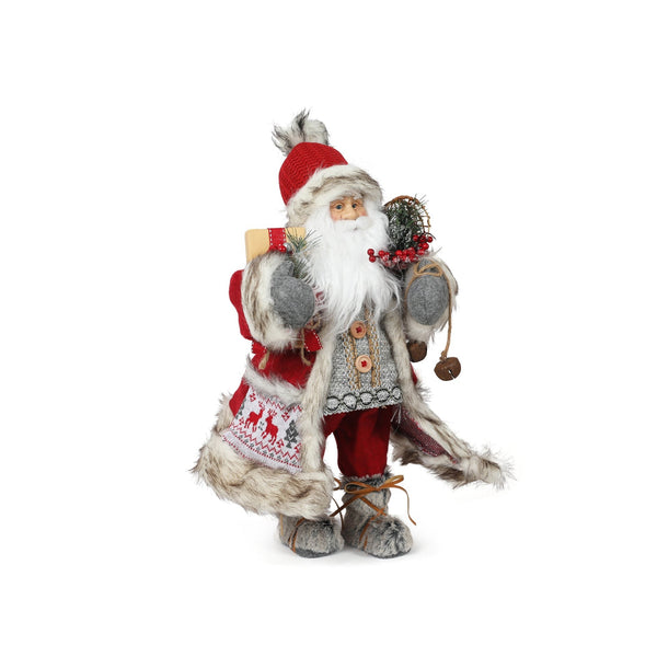 Christmas Decoration Standing Santa Red 50cm