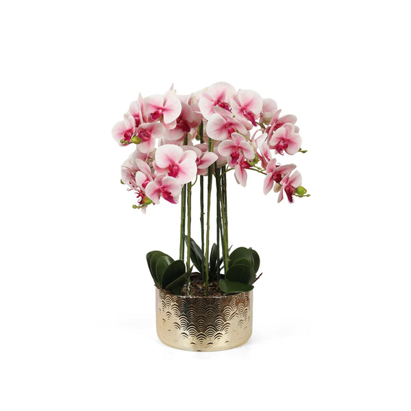 Artificial Orchid with Pot Pink XL 65cm
