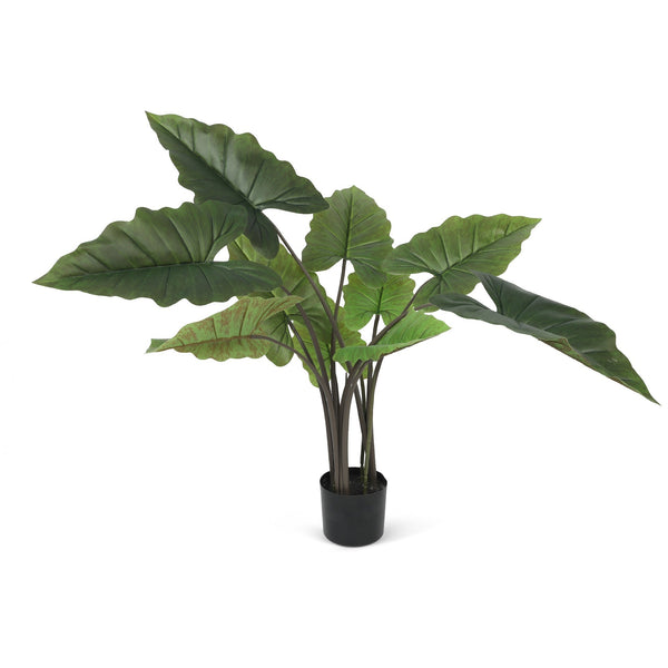 Premium Real Touch Artificial Big Taro Tree with Pot 130cm